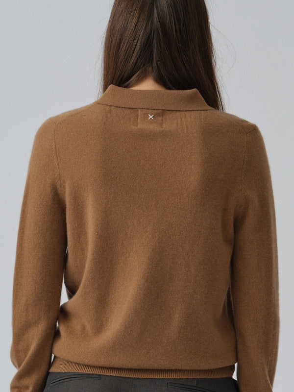 People's Republic Of Cashmere Original Polo - Caramel