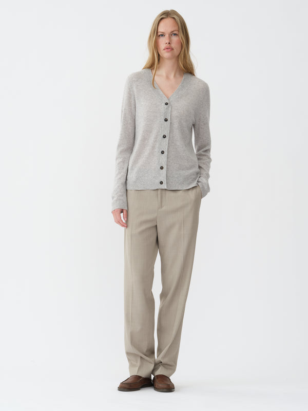 People's Republic Of Cashmere Air V-Cardigan - Grey
