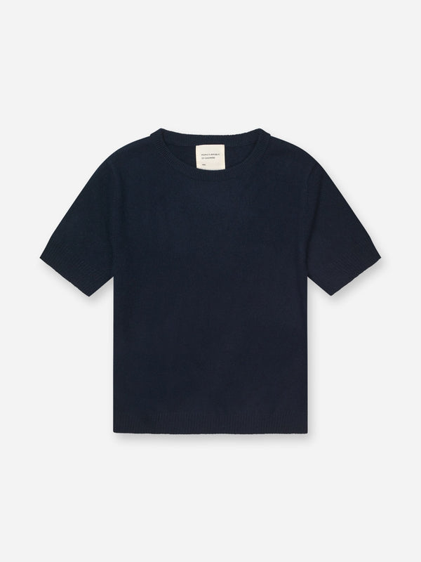 People's Republic Of Cashmere Women's Blouse - Navy Blue