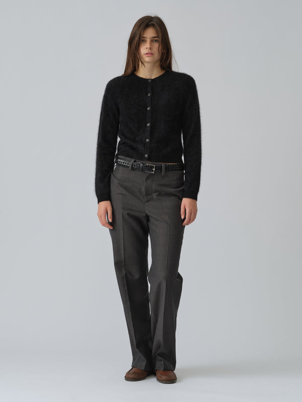 People's Republic Of Cashmere Women's Brushed O-Cardigan - Black