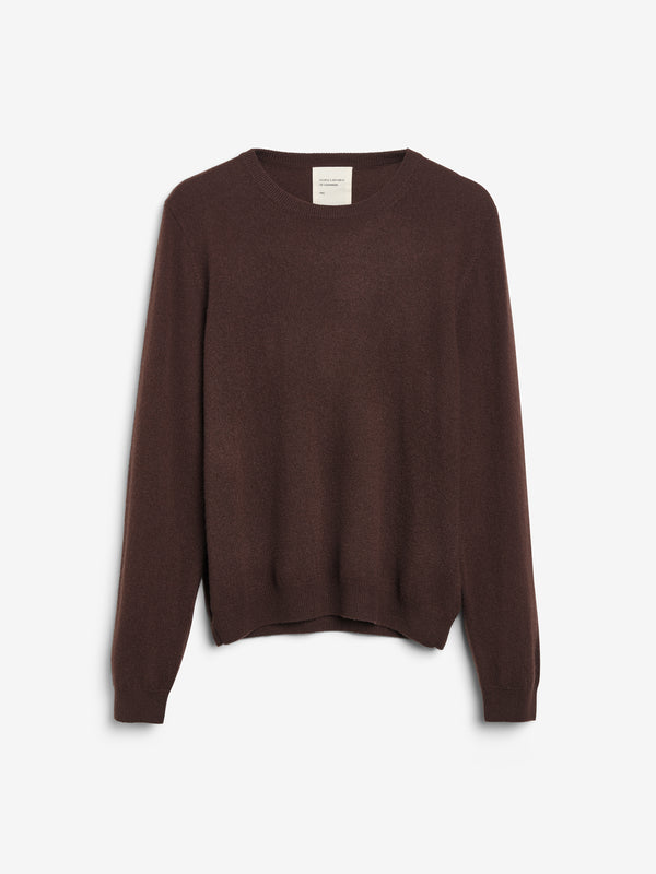 People's Republic Of Cashmere Women's Classic Roundneck - Dark Brown