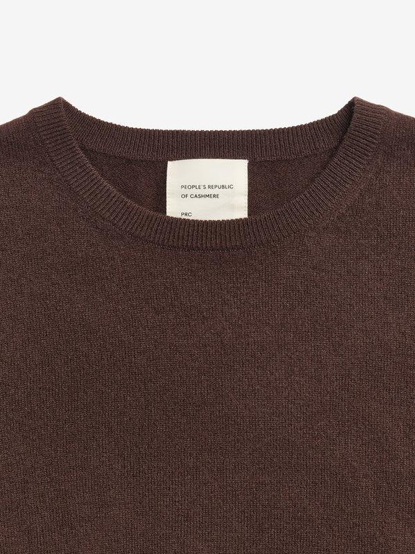 People's Republic Of Cashmere Women's Classic Roundneck - Dark Brown