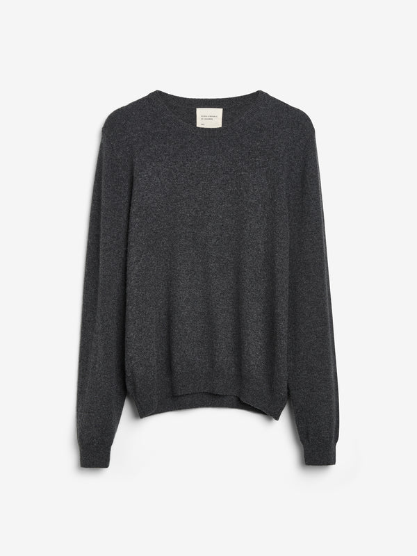 People's Republic Of Cashmere Women's Classic Roundneck - Dark Grey
