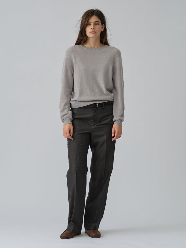 People's Republic Of Cashmere Women's Classic Roundneck - Dusty Grey