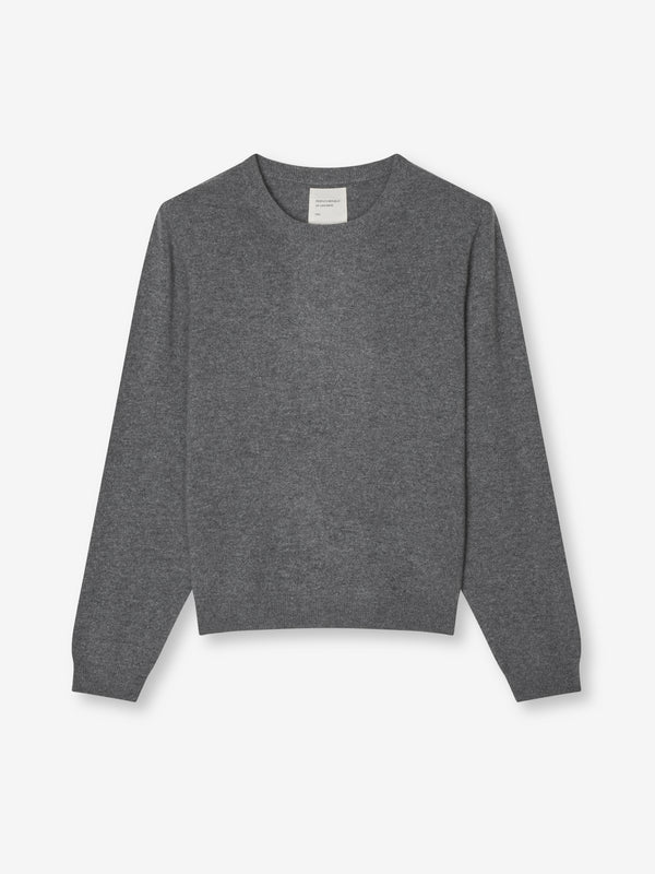 People's Republic Of Cashmere Women's Classic Roundneck - Heather Grey