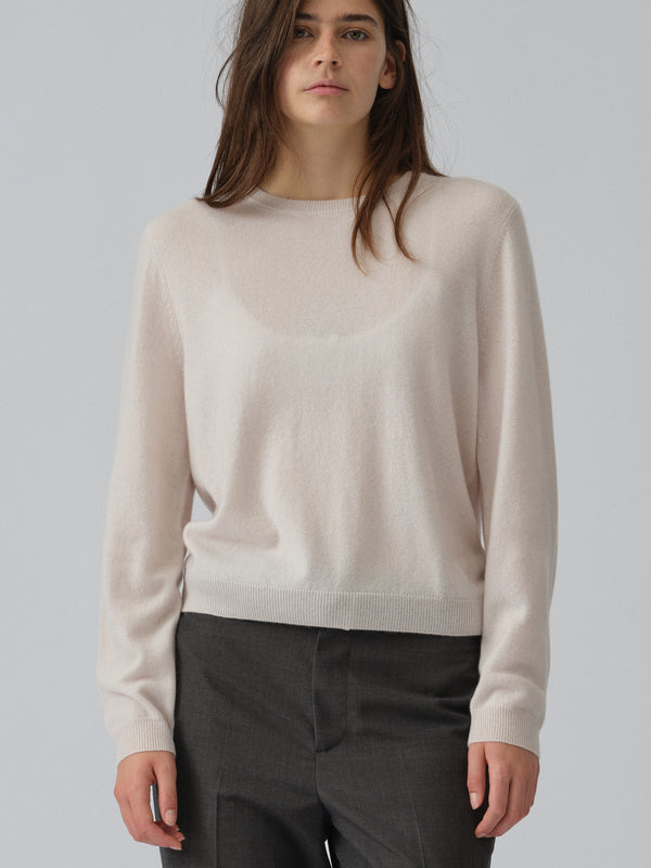 People's Republic Of Cashmere Women's Classic Roundneck - Off-White