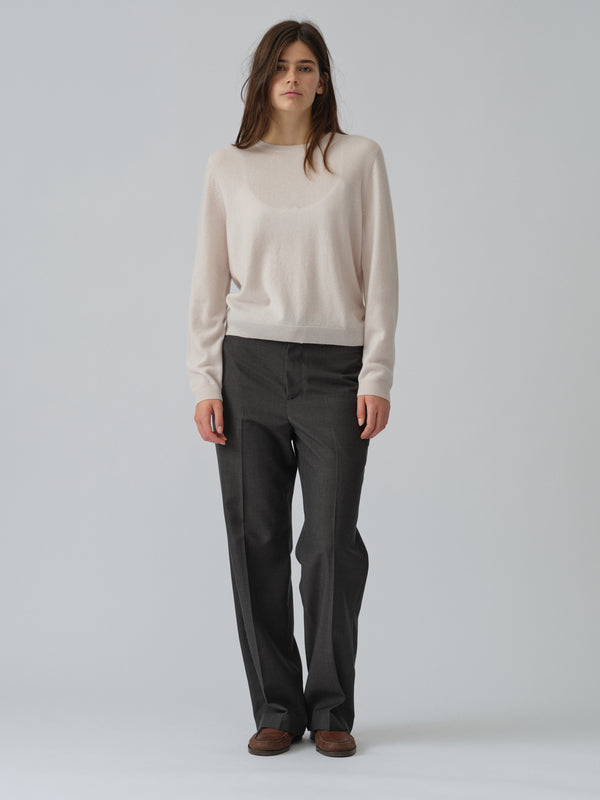 people's republic of cashmere Women's Classic Roundneck - Off-White