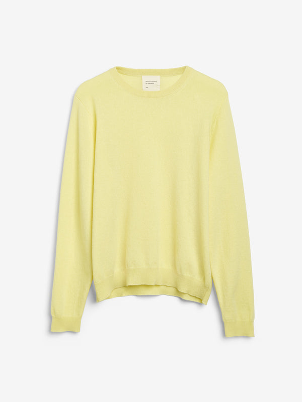 People's Republic Of Cashmere Women's Classic Roundneck - Soft Yellow