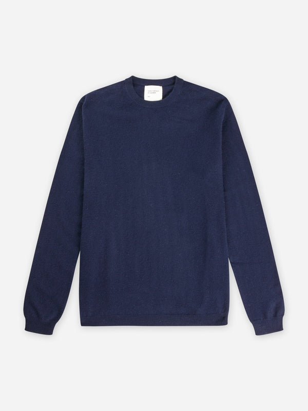 People's Republic Of Cashmere Women's Fitted Roundneck - Navy Blue