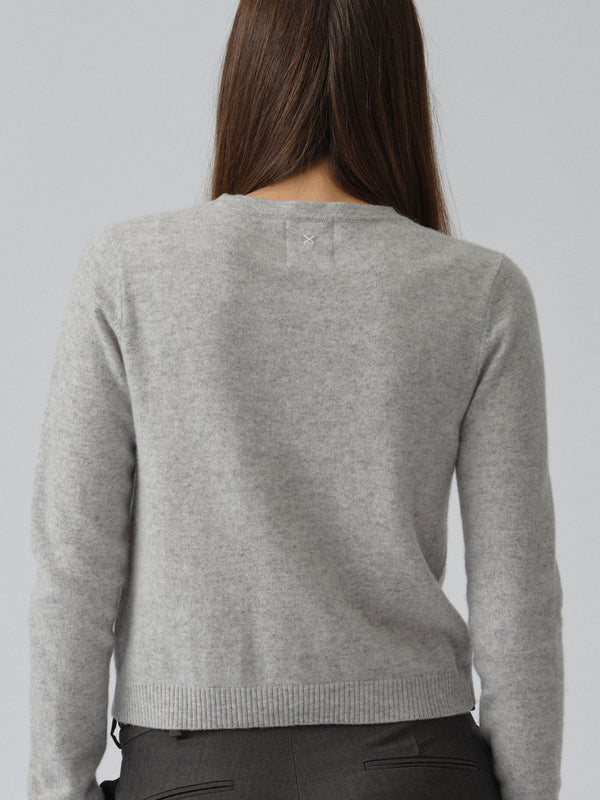 People's Republic Of Cashmere Women's O-Cardigan - Ash Grey