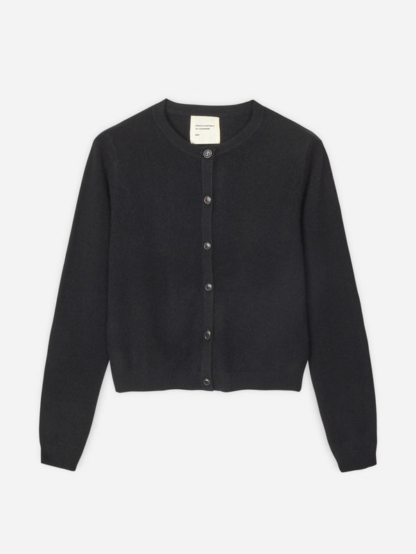 People's Republic Of Cashmere Women's O-Cardigan - Black