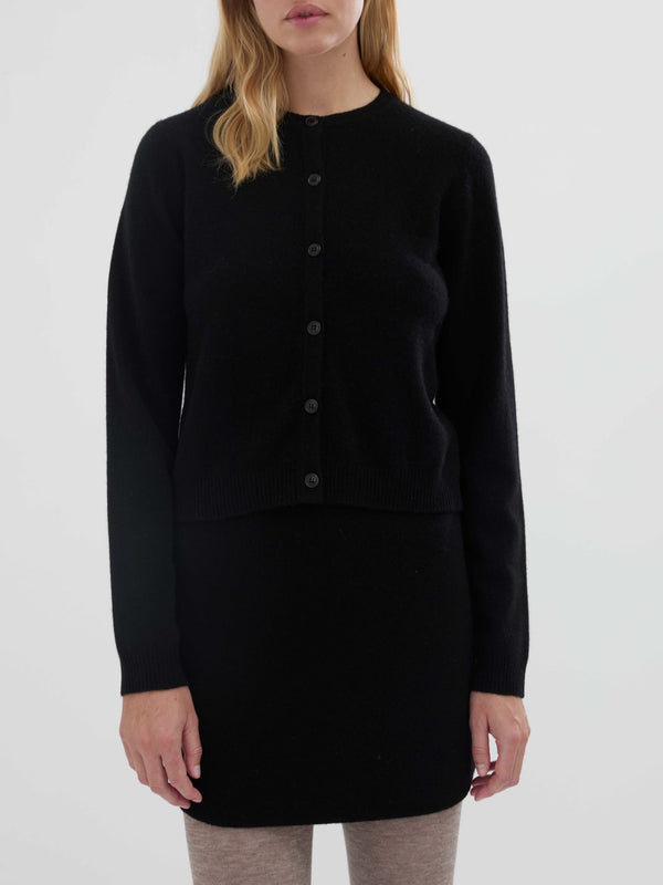 people's republic of cashmere Women's O-Cardigan - Black