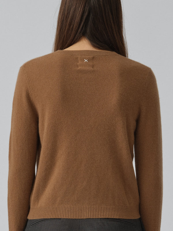 People's Republic Of Cashmere Women's O-Cardigan - Caramel