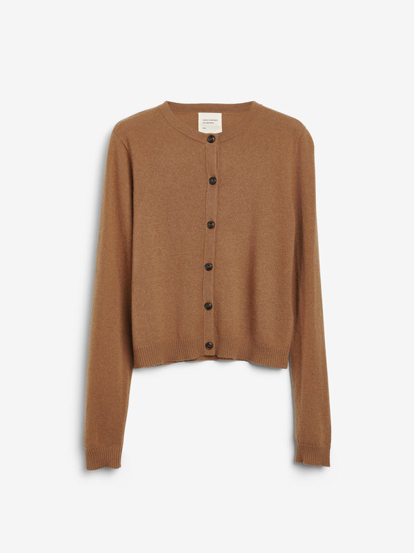 People's Republic Of Cashmere Women's O-Cardigan - Caramel