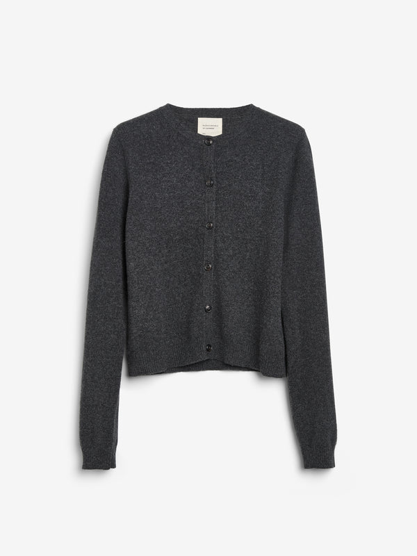 People's Republic Of Cashmere Women's O-Cardigan - Dark Grey
