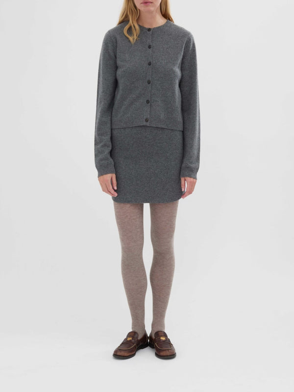 People's Republic Of Cashmere Women's O-Cardigan - Heather Grey