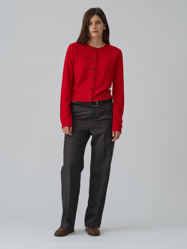 People's Republic Of Cashmere Women's O-Cardigan - Red