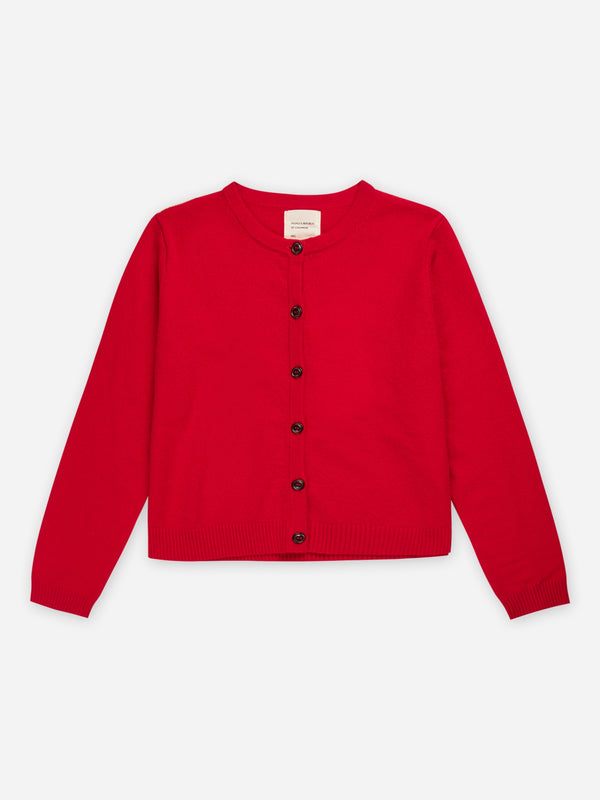 People's Republic Of Cashmere Women's O-Cardigan - Red