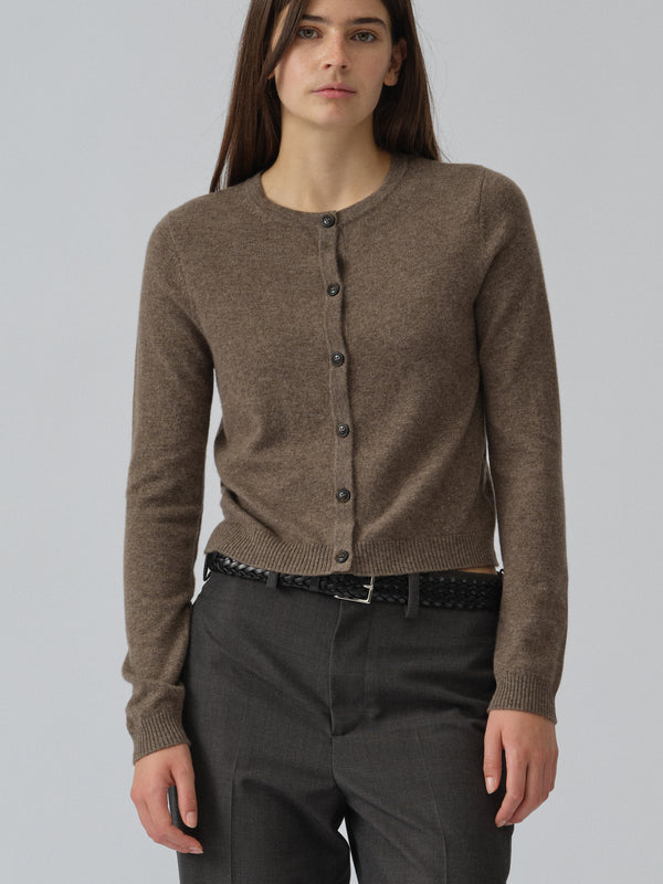 people's republic of cashmere Women's O-Cardigan - Truffle