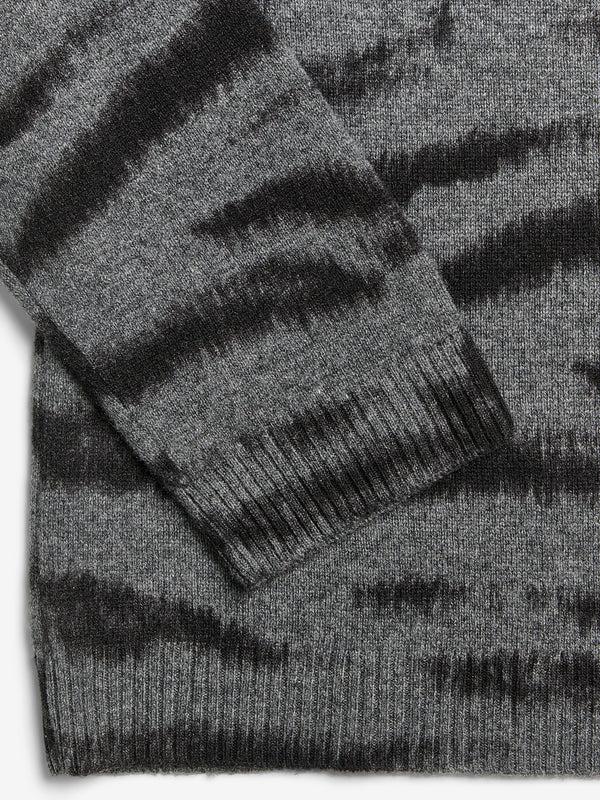 People's Republic Of Cashmere Women's O-Cardigan - Zebra Grey