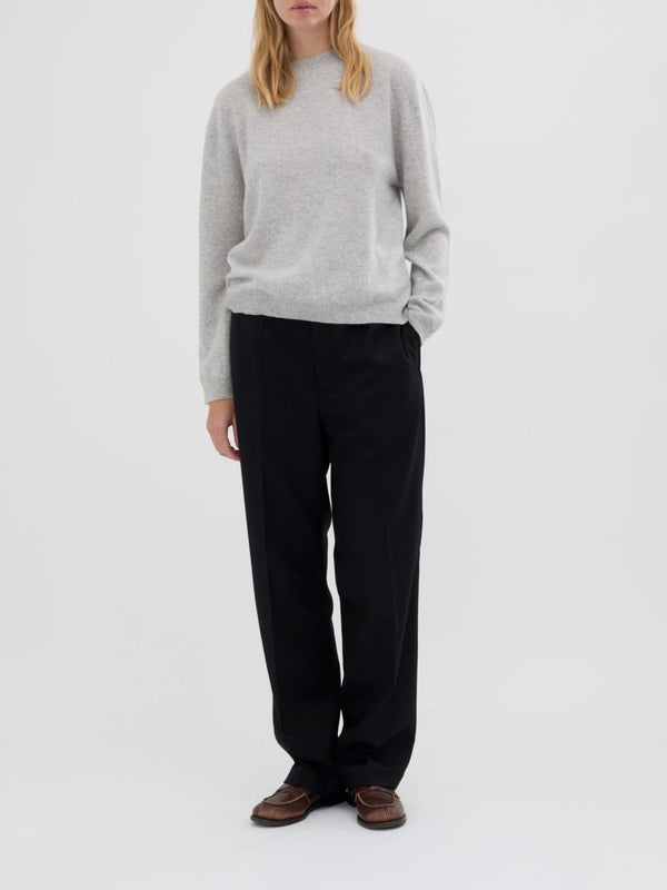 People's Republic Of Cashmere Women's Oversized Roundneck - Ash Grey