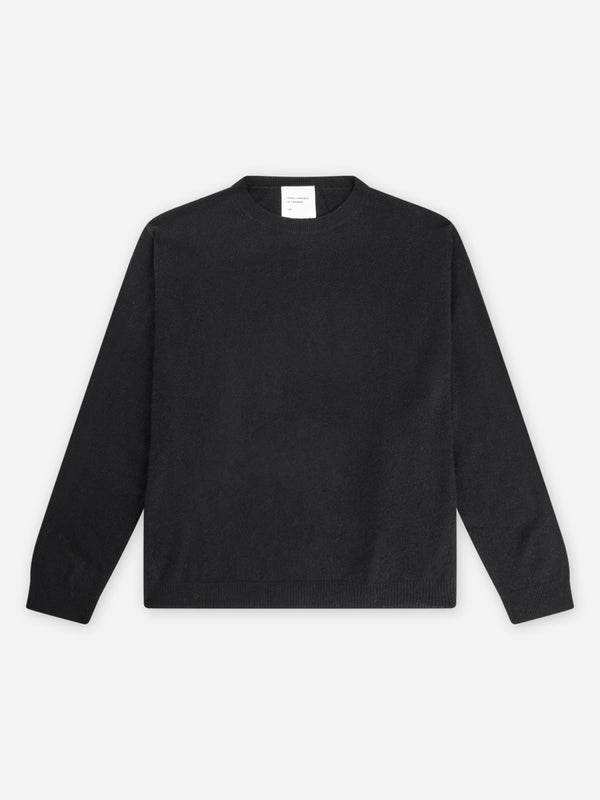 People's Republic Of Cashmere Women's Oversized Roundneck - Black