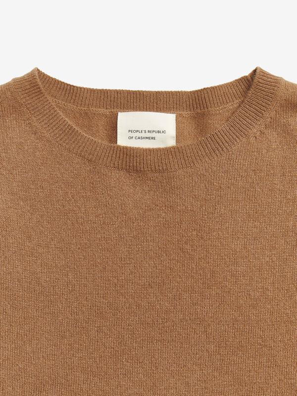 People's Republic Of Cashmere Women's Oversized Roundneck - Caramel