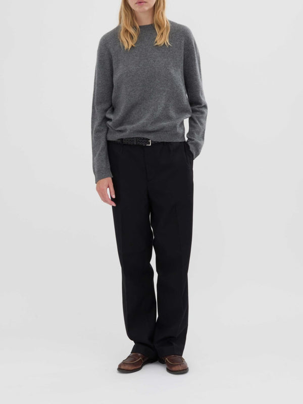 People's Republic Of Cashmere Women's Oversized Roundneck - Heather Grey