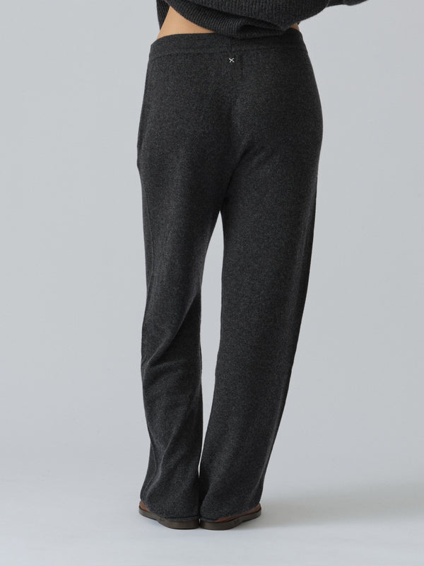 People's Republic Of Cashmere Women's Straight Sweatpants - Dark Grey