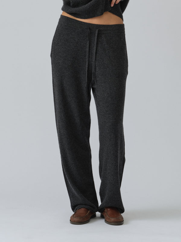people's republic of cashmere Women's Straight Sweatpants - Dark Grey