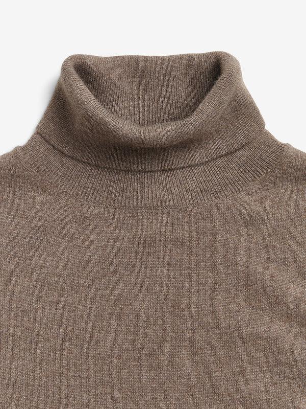 People's Republic Of Cashmere Women's Turtleneck Blouse - Truffle