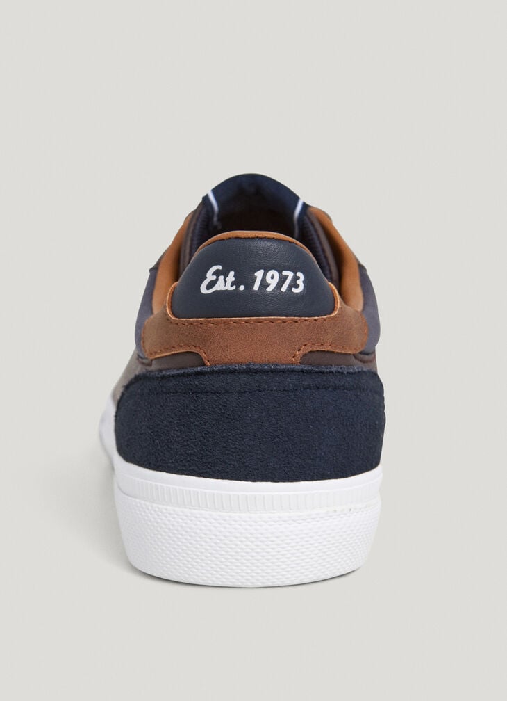 Pepe Jeans Classic Trainers With Suede Details - Kenton