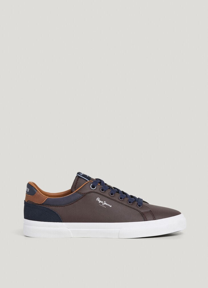 Pepe Jeans classic trainers with suede details - kenton