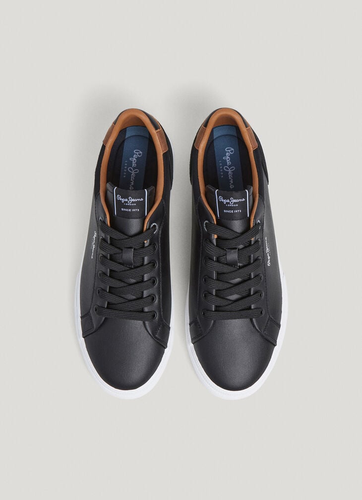 Pepe Jeans Classic Trainers With Suede Details - Kenton