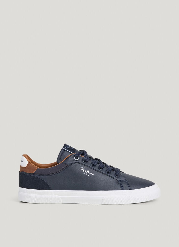 Pepe Jeans classic trainers with suede details - kenton