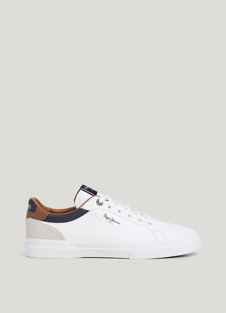 Pepe Jeans Classic Trainers With Suede Details - Kenton