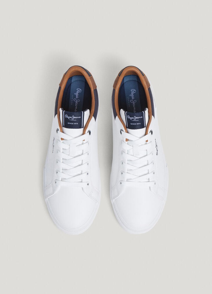 Pepe Jeans Classic Trainers With Suede Details - Kenton