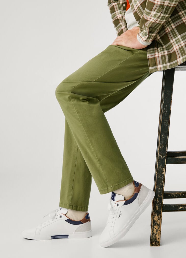 Pepe Jeans classic trainers with suede details - kenton