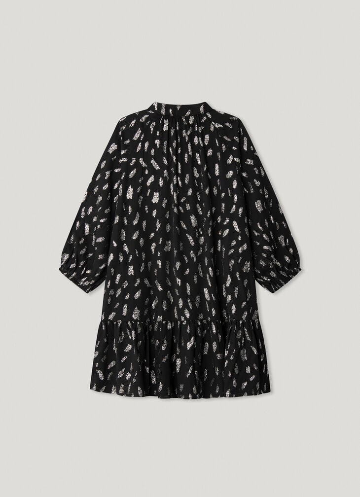 Pepe Jeans Abstract Print Mini Dress