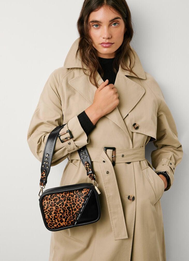 Pepe Jeans Animal Print Faux Leather Bag
