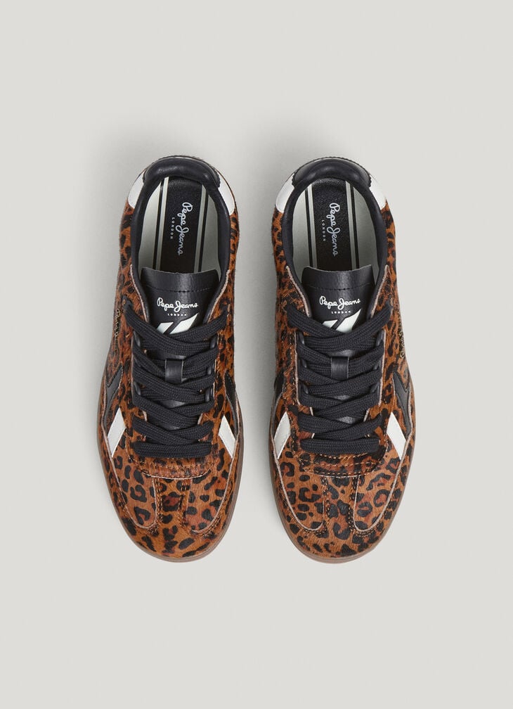 Pepe Jeans Animal Print Trainers- Ball