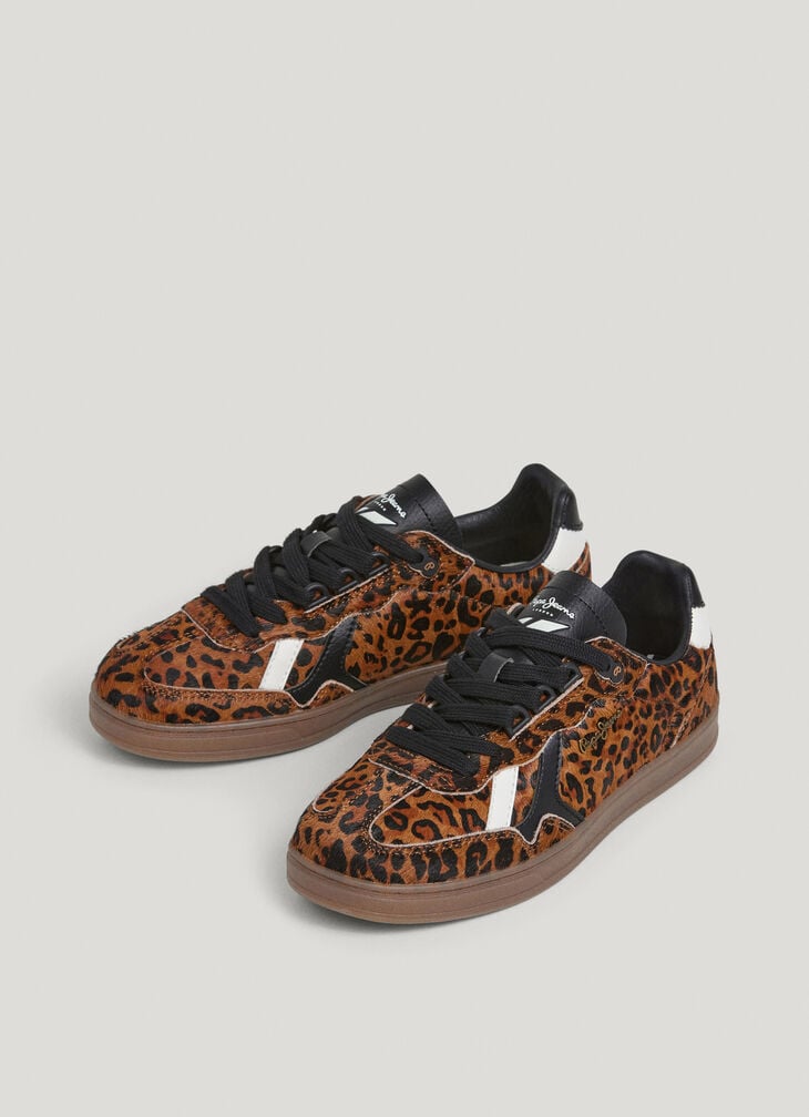 Pepe Jeans Animal Print Trainers- Ball