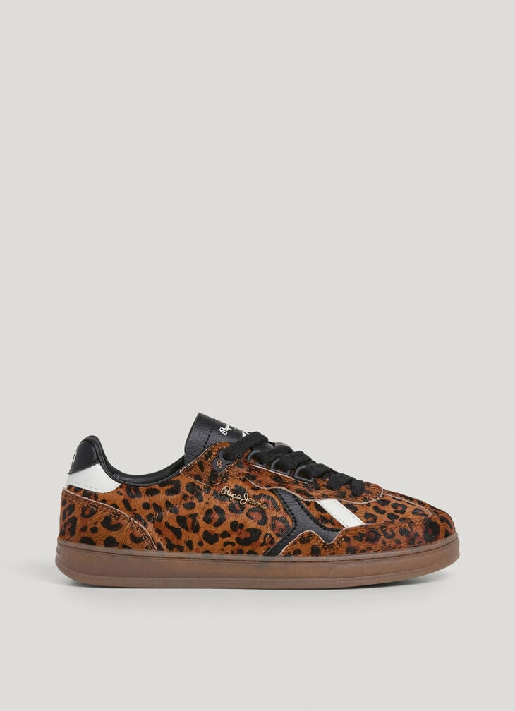 Pepe Jeans animal print trainers- ball