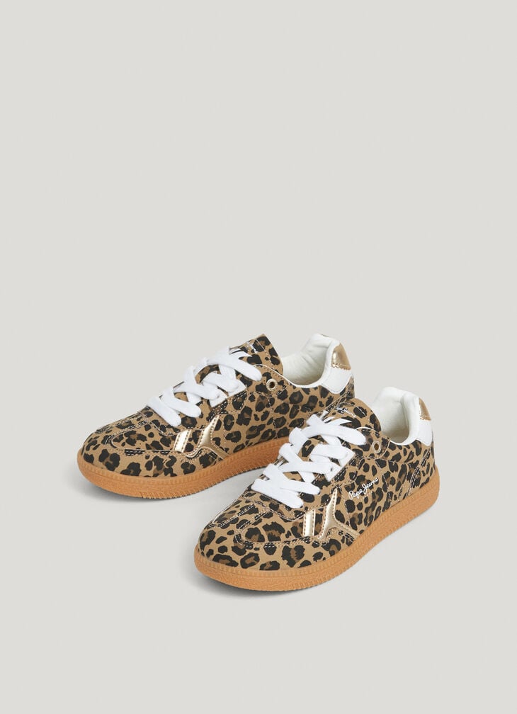 Pepe Jeans Animal Print Trainers