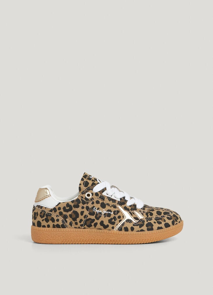 Pepe Jeans animal print trainers