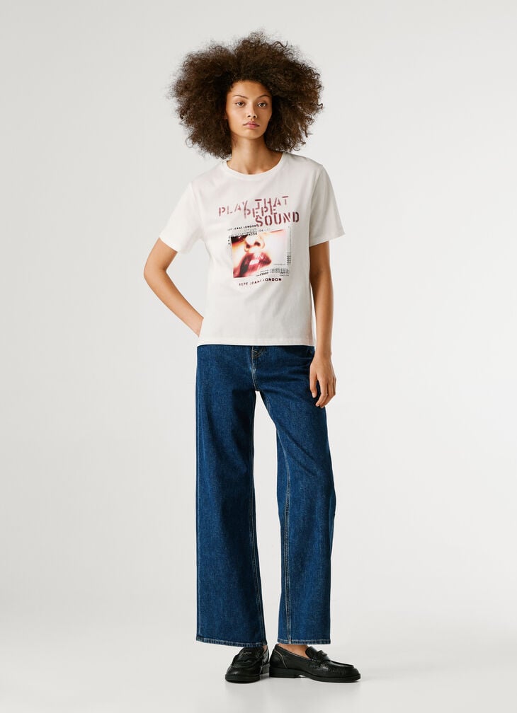 Pepe Jeans Artwork Print T-shirt