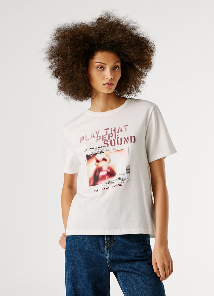 Pepe Jeans Artwork Print T-shirt