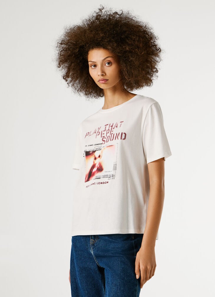 Pepe Jeans Artwork Print T-shirt