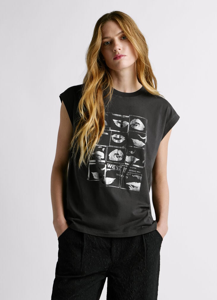 Pepe Jeans Artwork Print T-shirt