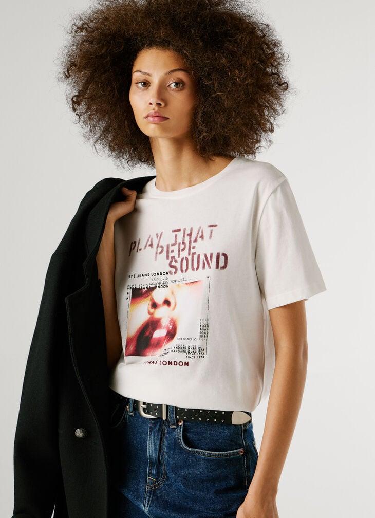 Pepe Jeans artwork print t-shirt